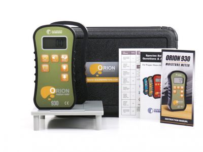 Orion 930 Moisture Meter with Plastic Case and Calibrator Platform