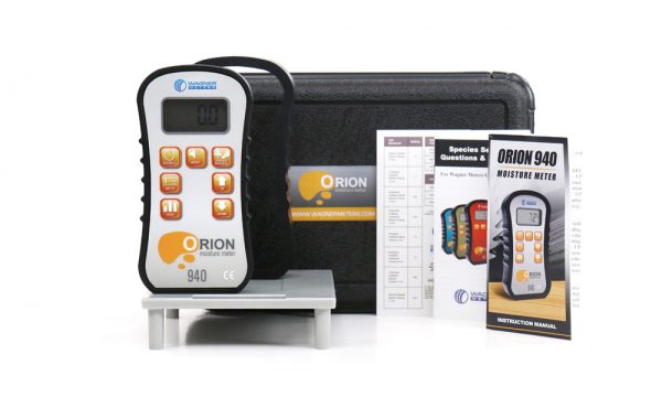 Orion 940 Moisture Meter with Plastic Case and Calibrator Platform