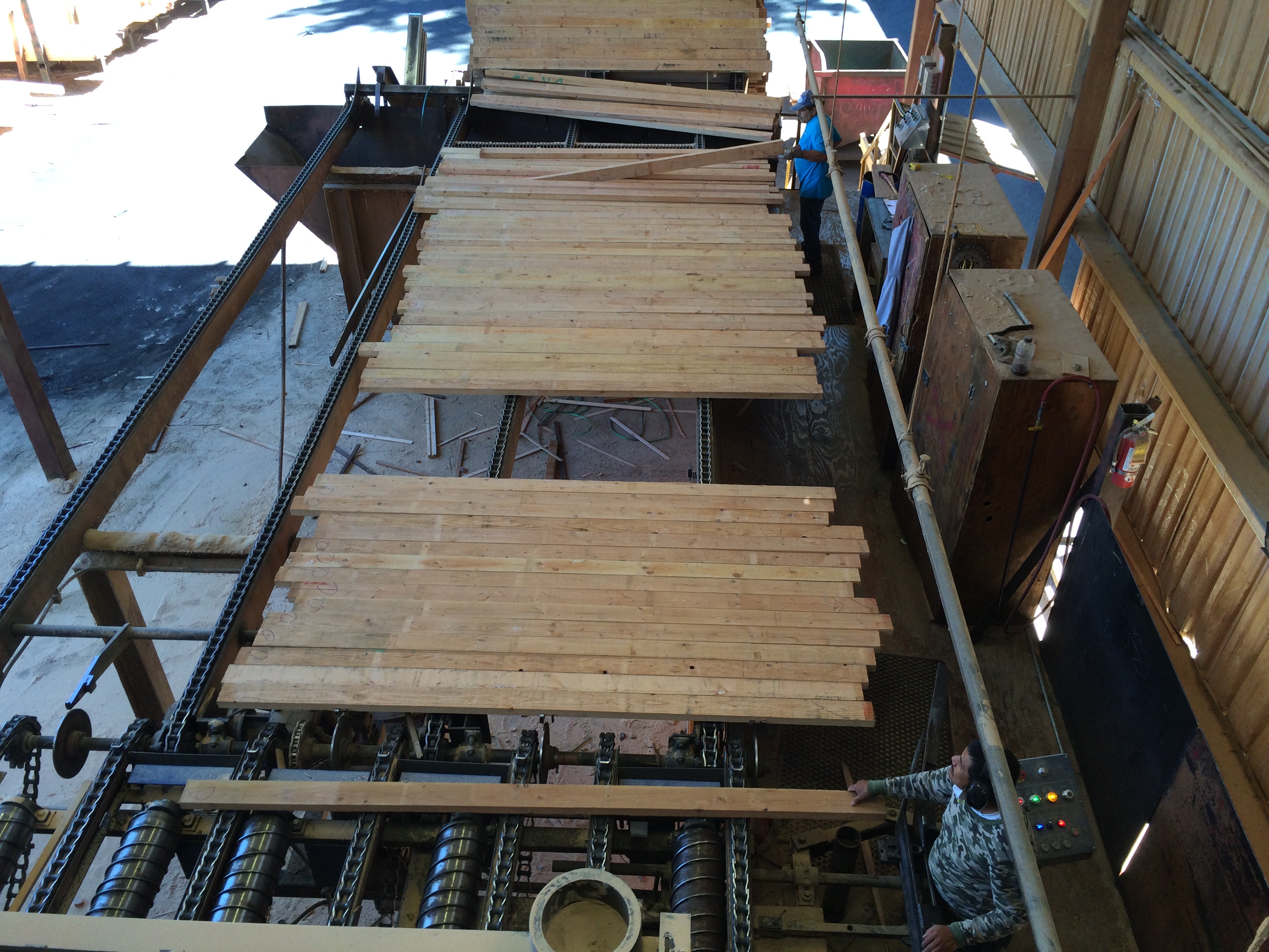 Manke Lumber in-line system