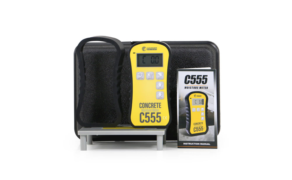C555 Concrete Moisture Meter | Handheld RH Scanner