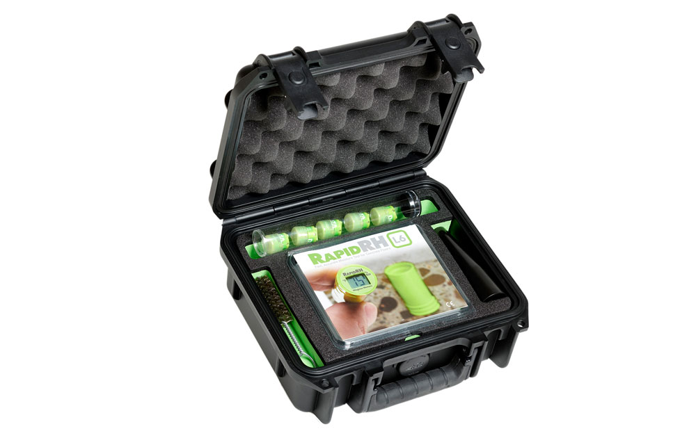 WFP350+ Rapid RH® L6 Concrete Moisture Test Kit with DataGrabbers®