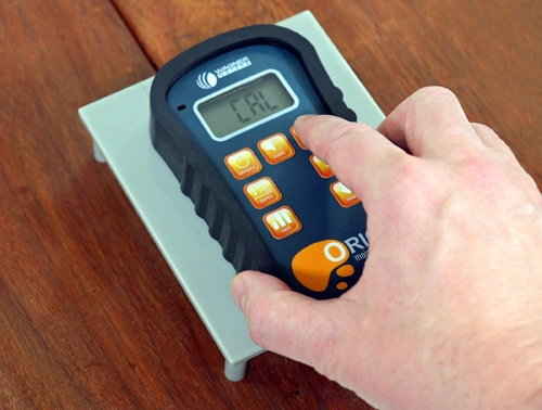 calibrate Orion wood moisture meter