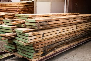 wood for building materials